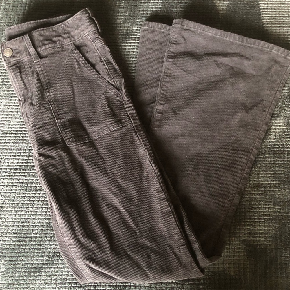 American Eagle Corduroy Super Hi-Rise Flare Pants